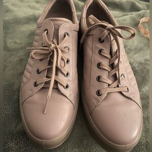 ECCO SOFT 9 II Women's Quilted Leather Sneaker Woodrose  SZ EU 42 US 11-11.5 NEW